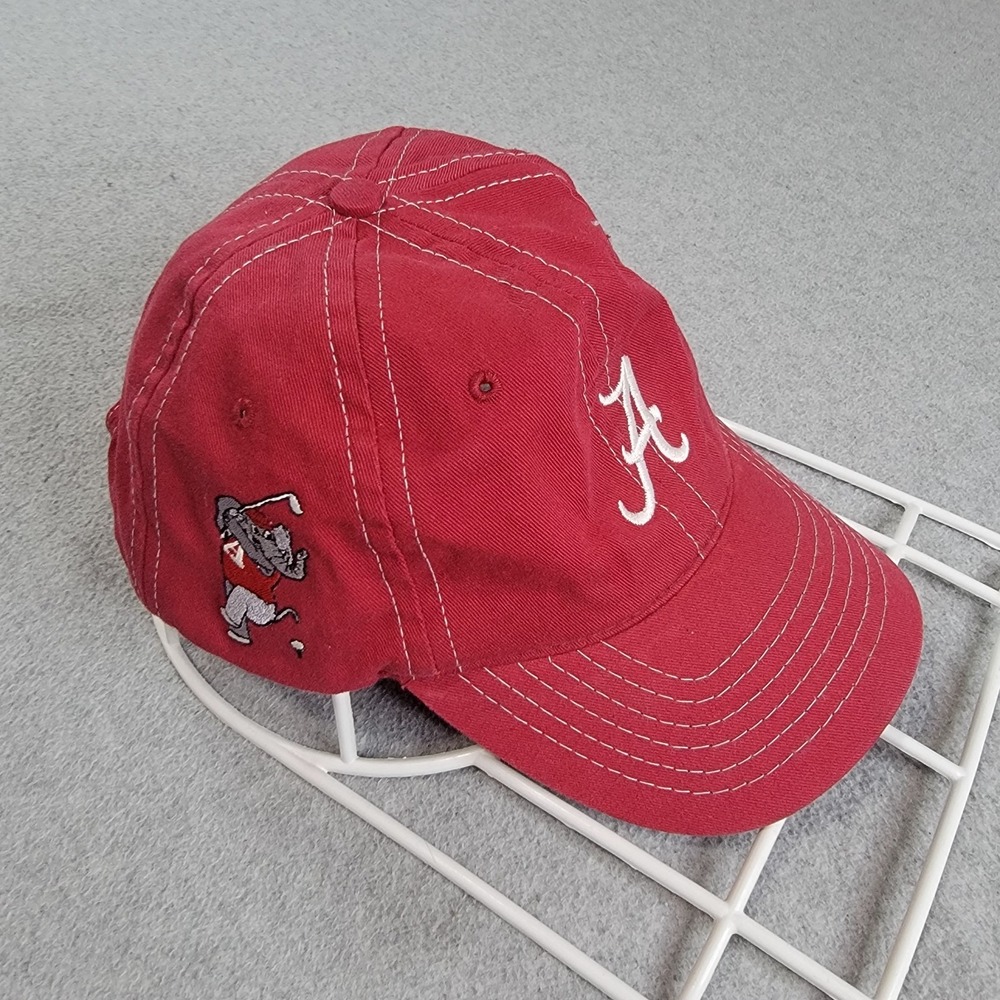 Alabama Swinging Elephant Hat Ping Cap Red Adjustable Crimson Roll Tide Golfing
